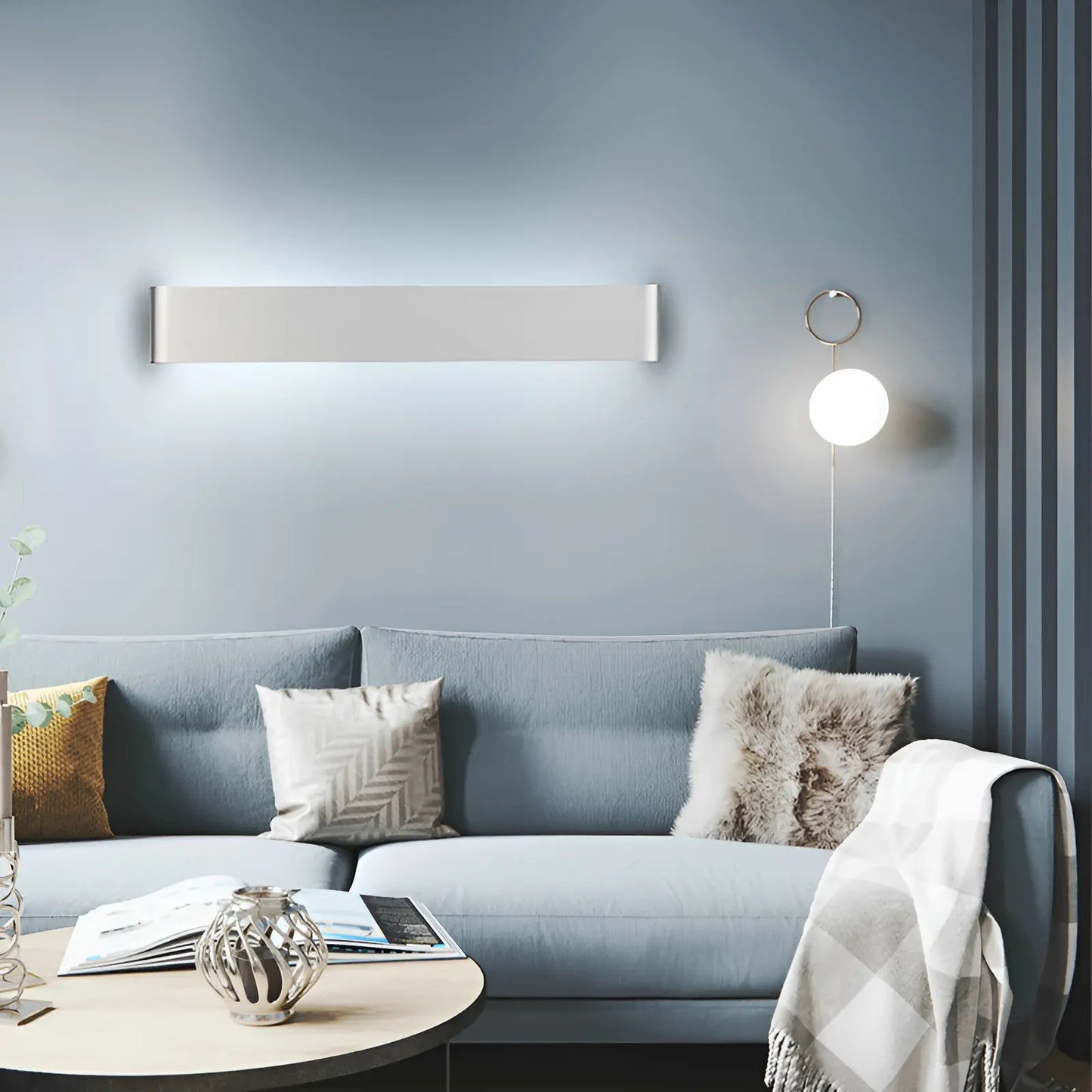 Applique Murale LED à Intensité Réglable Design Moderne pour Intérieur
