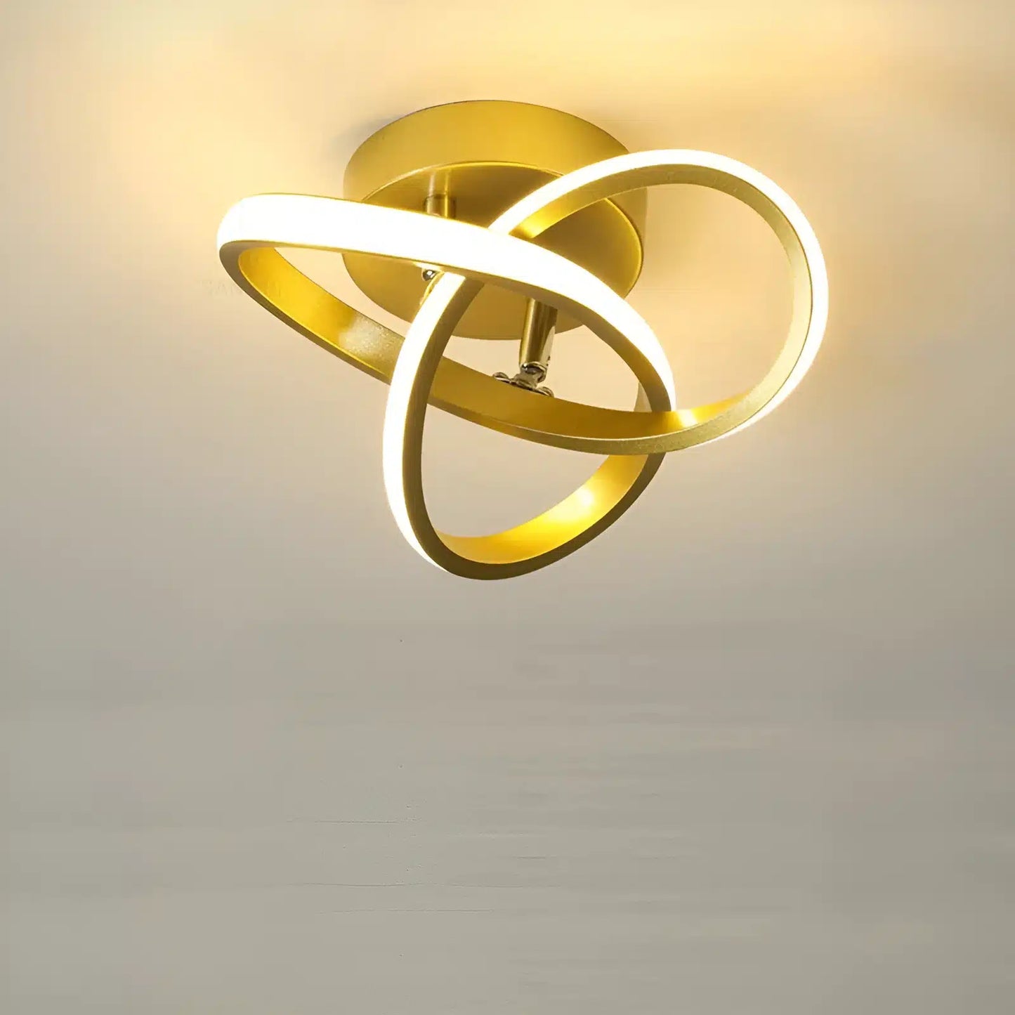 Plafonnier LED moderne multiforme avec lumière dimmable