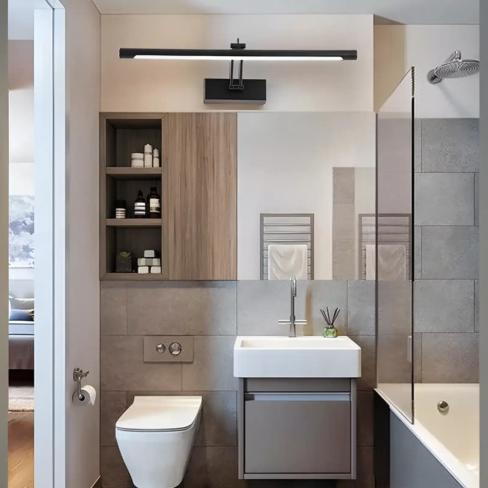 Applique murale à LED imperméable - Luminenza - Argent