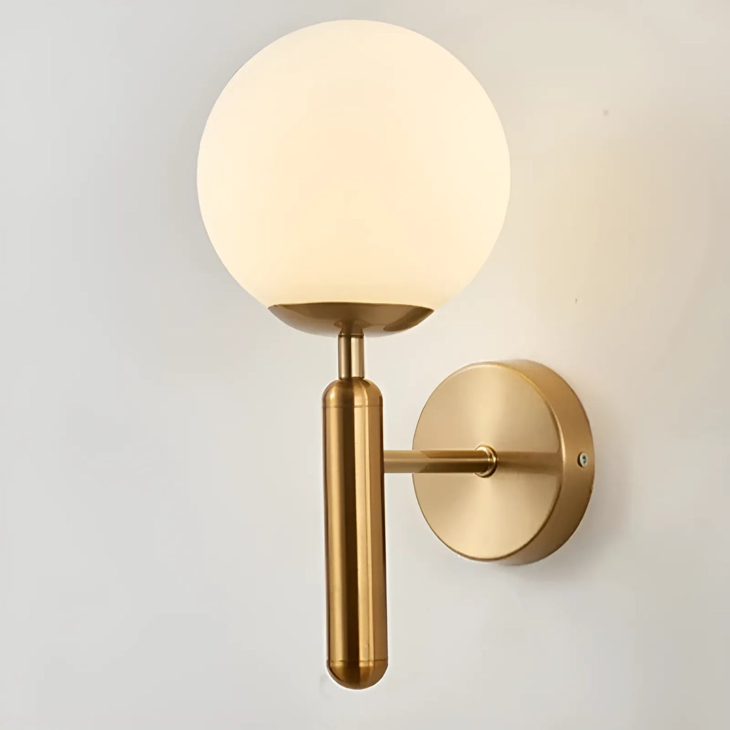 Applique Murale avec Globe Lumineux pour Chambre - Luminenza - Doré