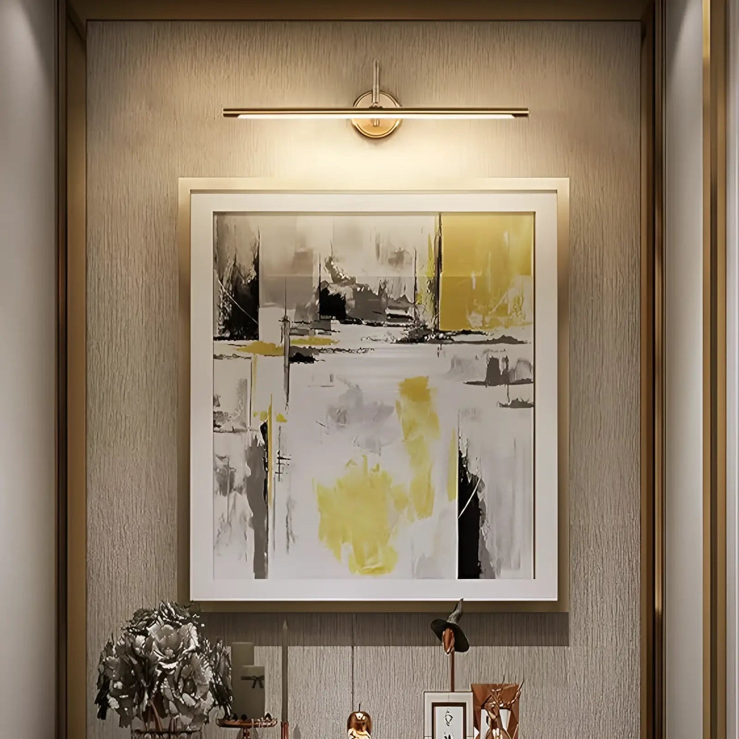 Applique Murale Dimmable à LED - Luminenza - Doré