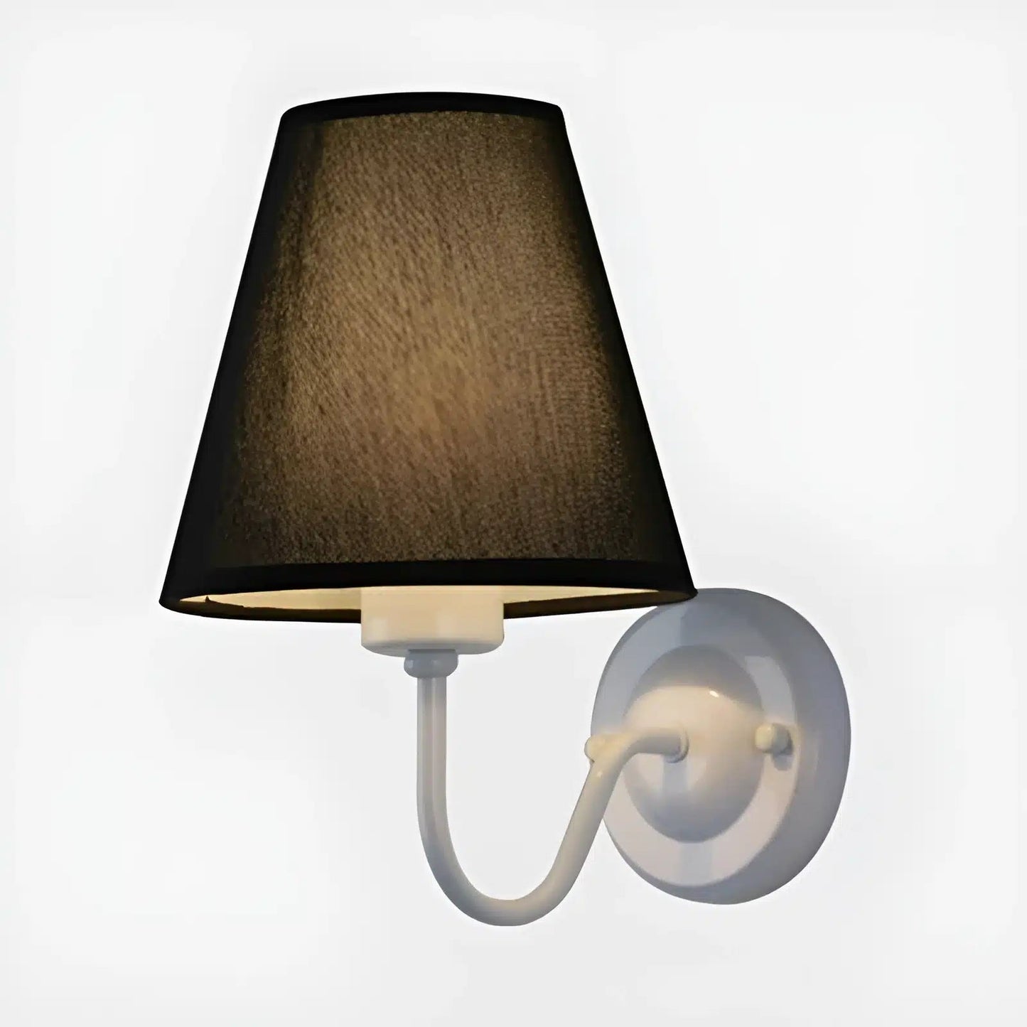 Applique Murale en Tissu Nordique – Luminaire Rétro Élégant - Luminenza - Blanc