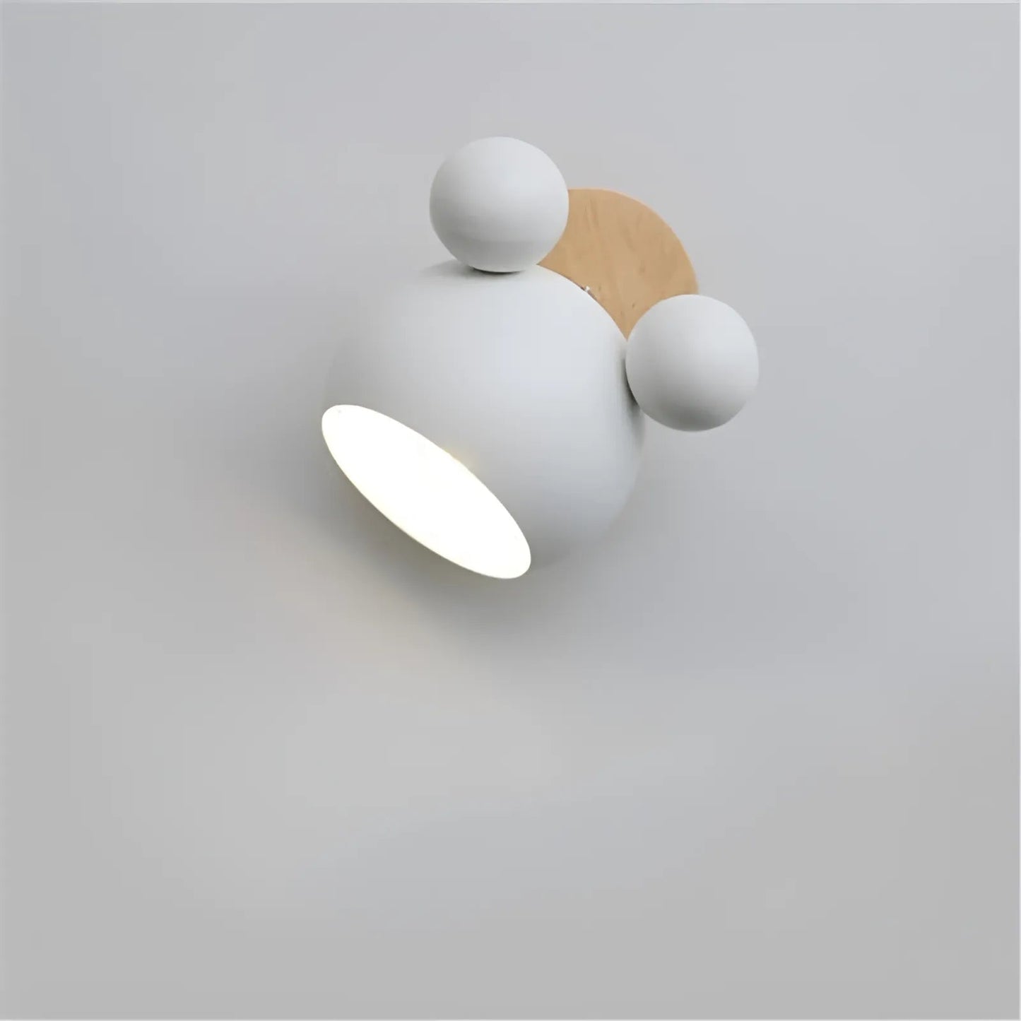 Applique murale forme ourson pour chambre d'enfant - Luminenza - Blanc