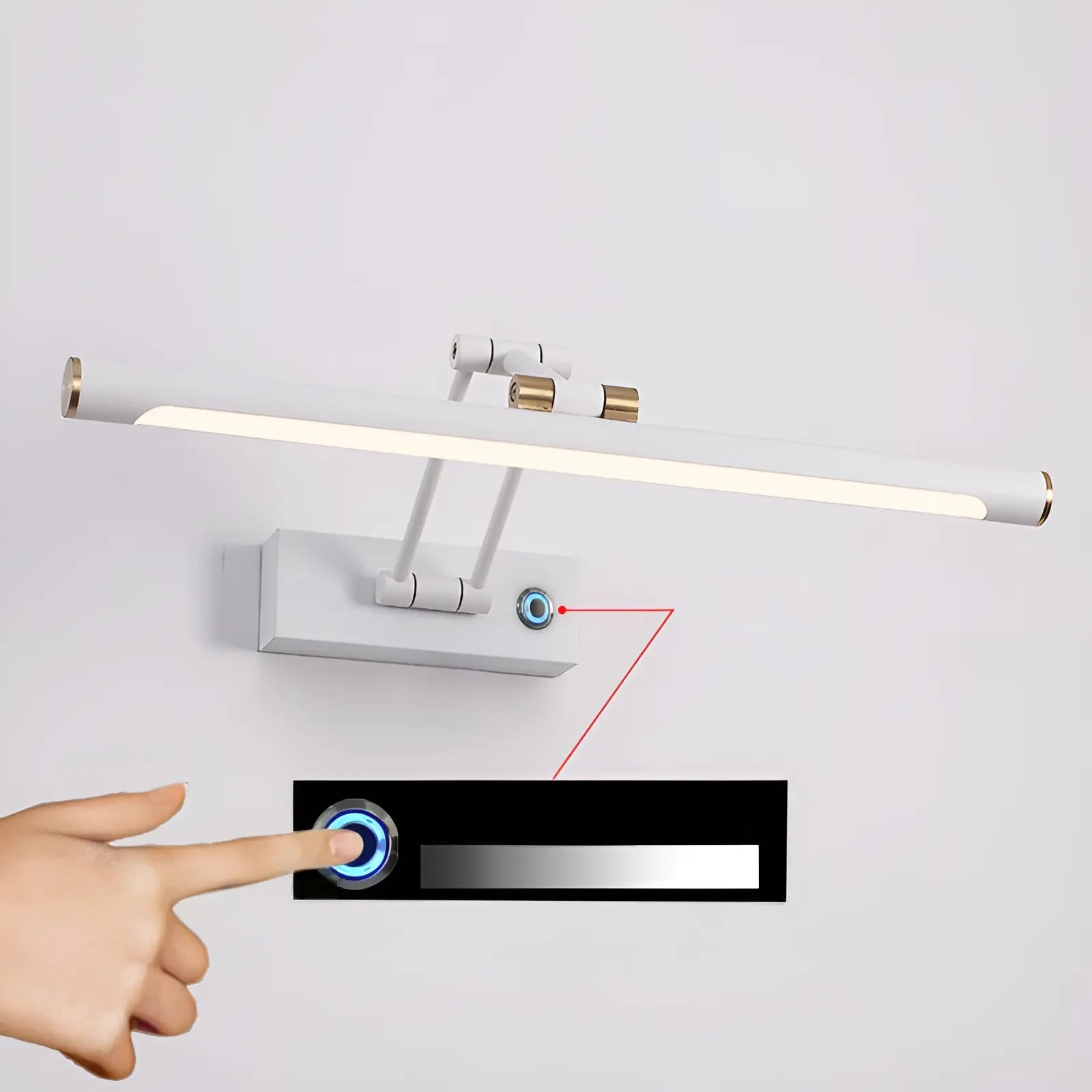 Applique murale LED avec design moderne - Luminenza - Blanc