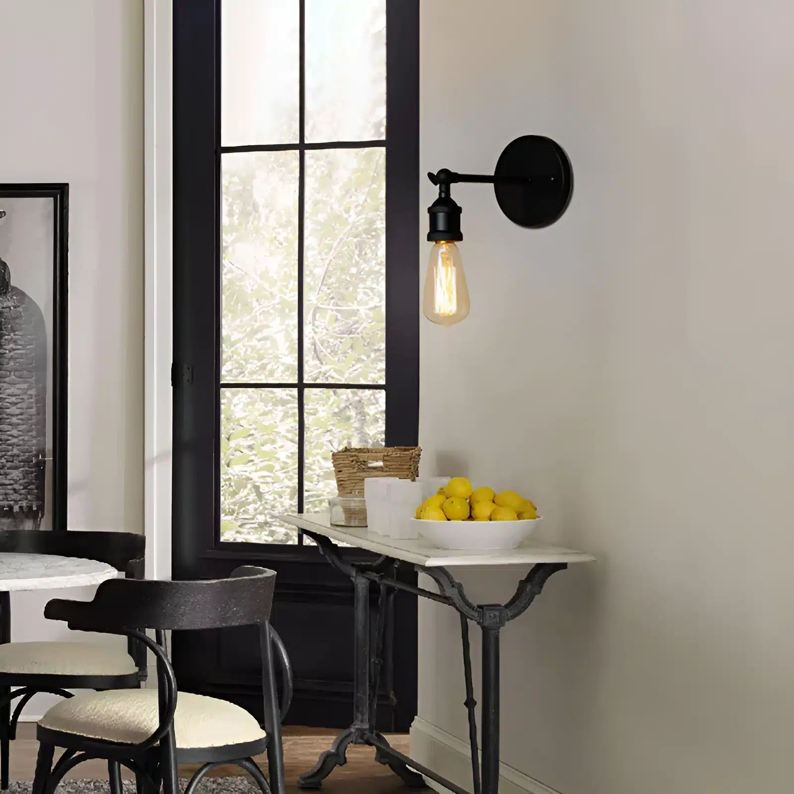 Applique Murale LED Chromé, Style Loft Vintage - Luminenza - Bronze