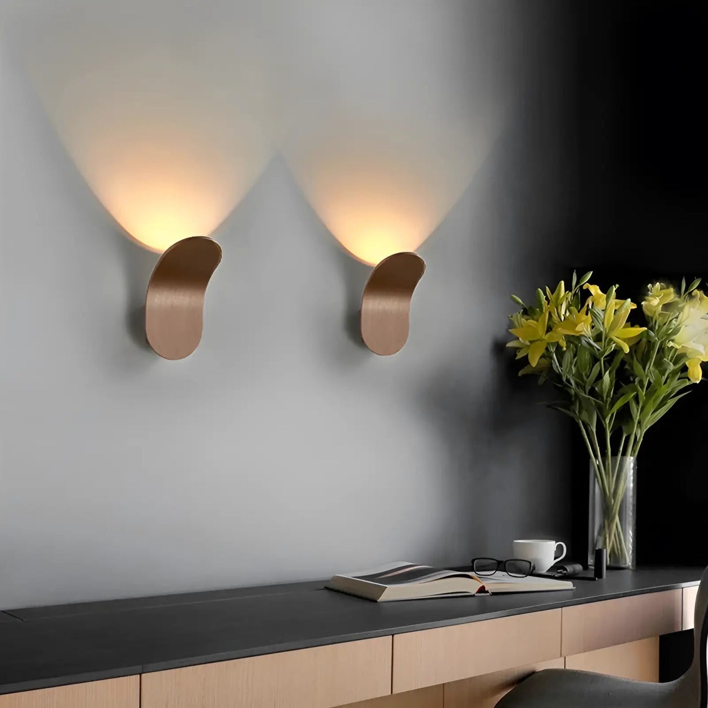 Applique Murale LED COB Réglable - Moderne et Luxueuse - Luminenza - Blanc