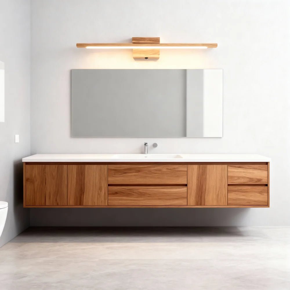 Applique Murale LED en Bois Massif Design Nordique Moderne - Luminenza - Bois