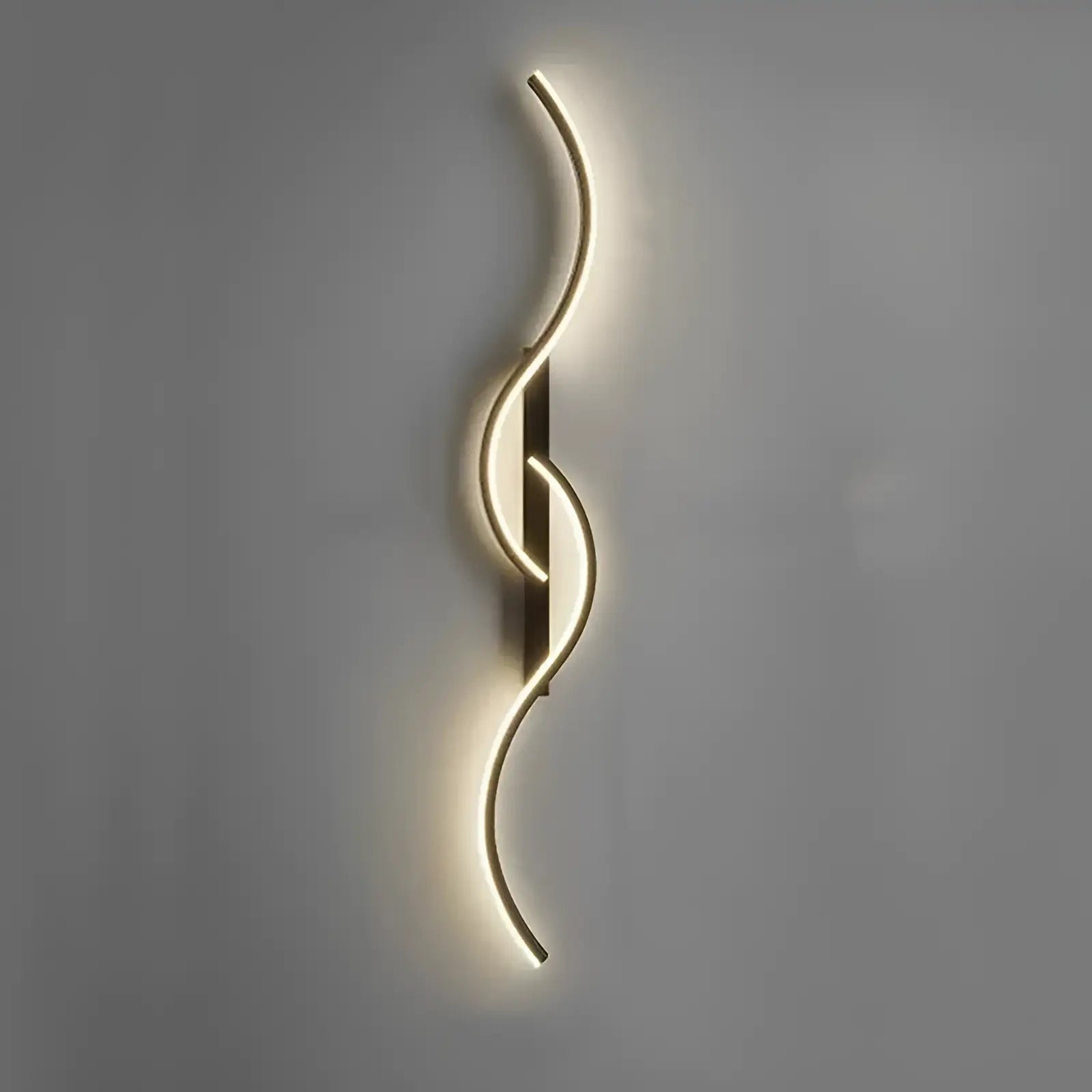Applique murale LED en forme de flamme de lumière pour chambre - Luminenza - Noir