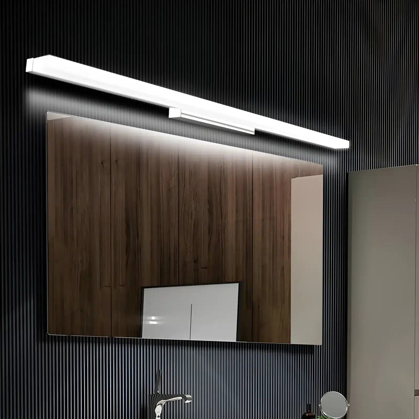 Applique Murale LED Moderne, Design Rectangulaire Élégant - Luminenza - Argent