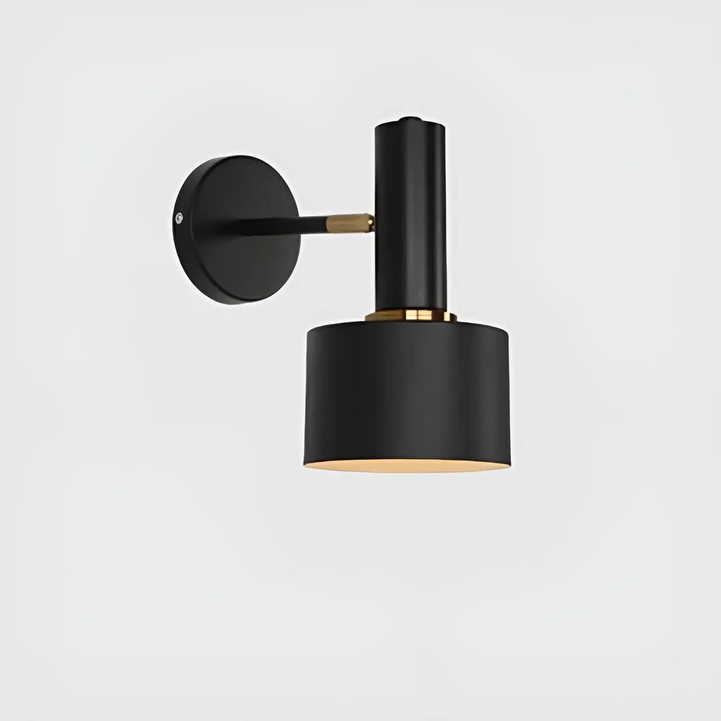 Applique Murale LED Moderne Nordique - Éclairage Intérieur Doré et Noir - Luminenza - Noir