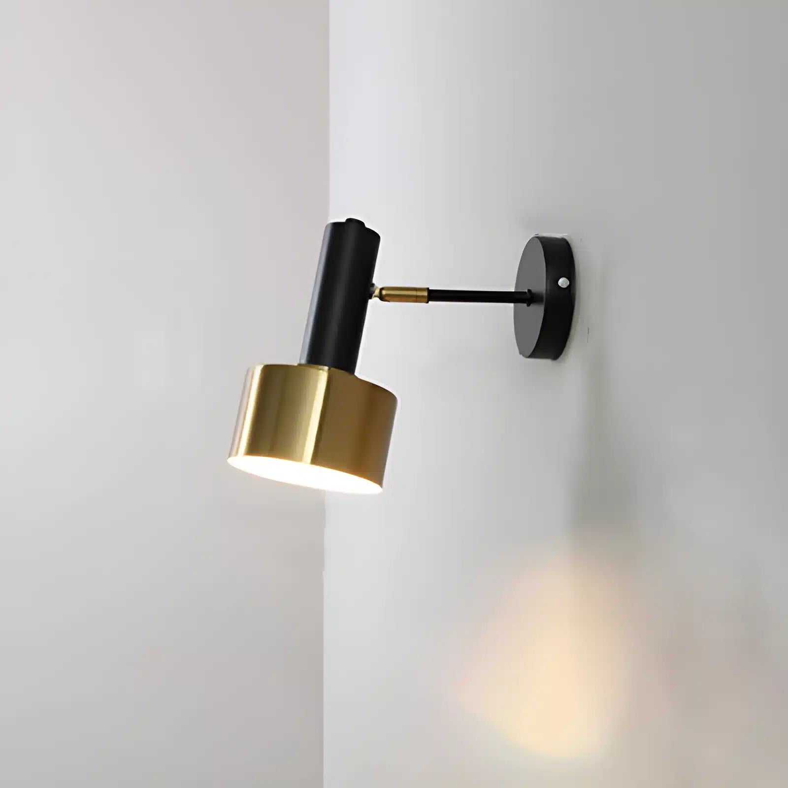 Applique Murale LED Moderne Nordique - Éclairage Intérieur Doré et Noir - Luminenza - Noir