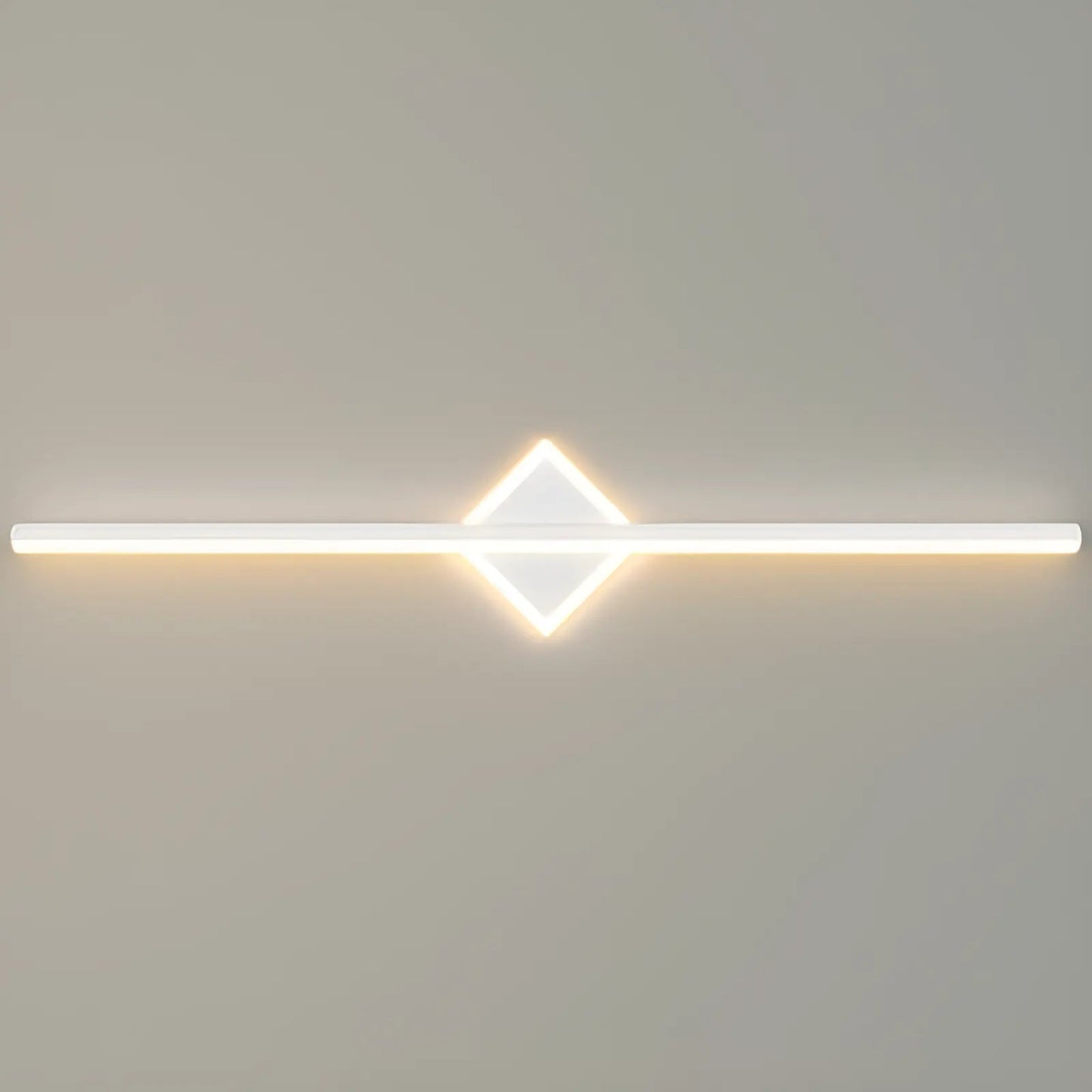 Applique Murale LED Moderne Style Losange pour Miroir, Luminaire Décoratif - Luminenza - Blanc