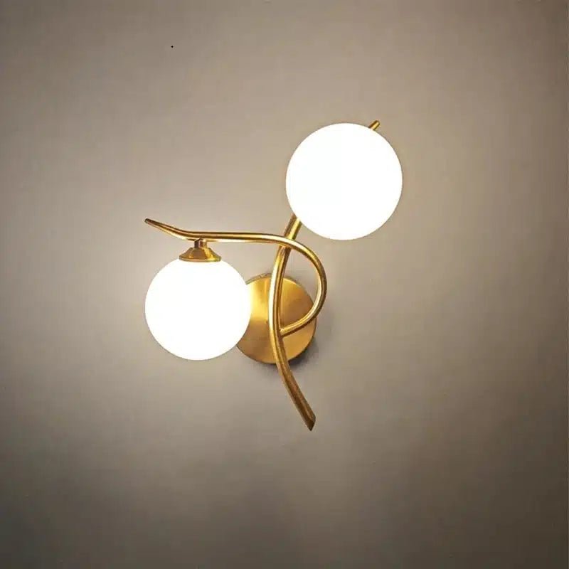 Applique Murale LED Nordique Moderne – Idéale pour Chambre ou Couloir - Luminenza - Doré