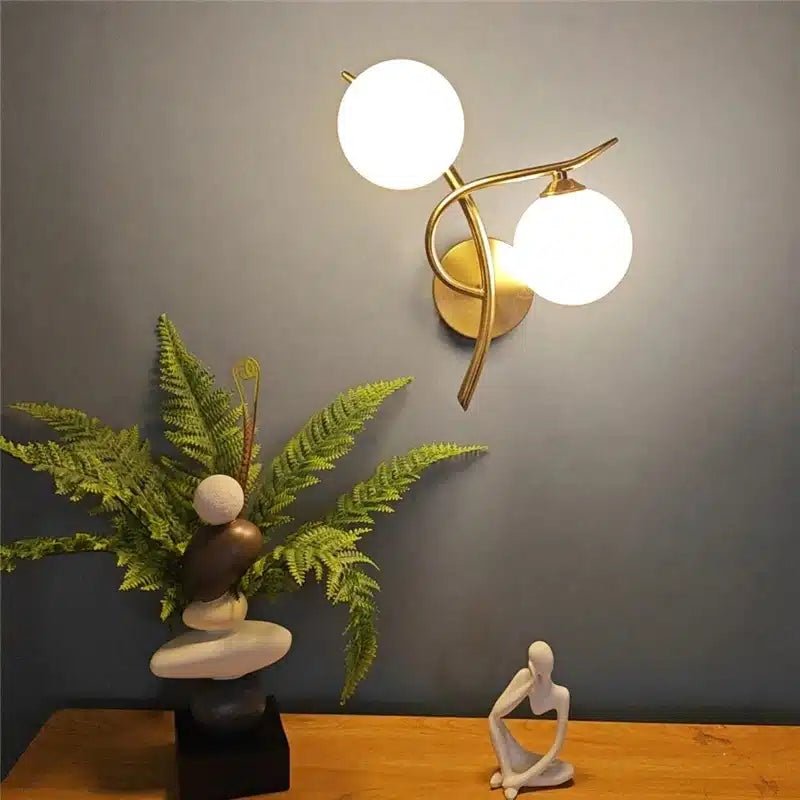 Applique Murale LED Nordique Moderne – Idéale pour Chambre ou Couloir - Luminenza - Noir