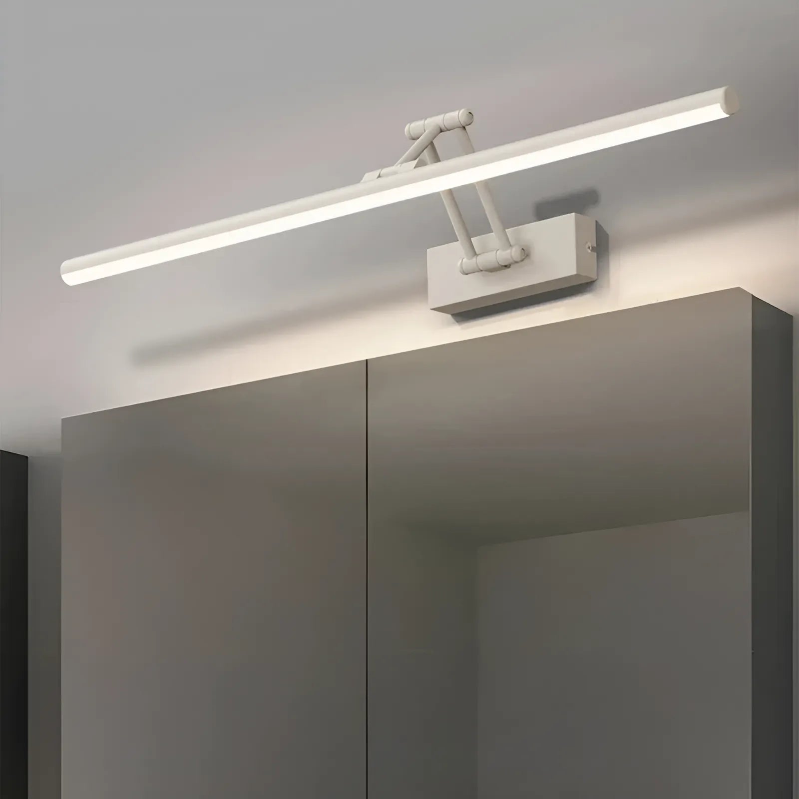 Applique Murale LED Rétractable, Idéal pour un Miroir de Maquillage - Luminenza - Blanc