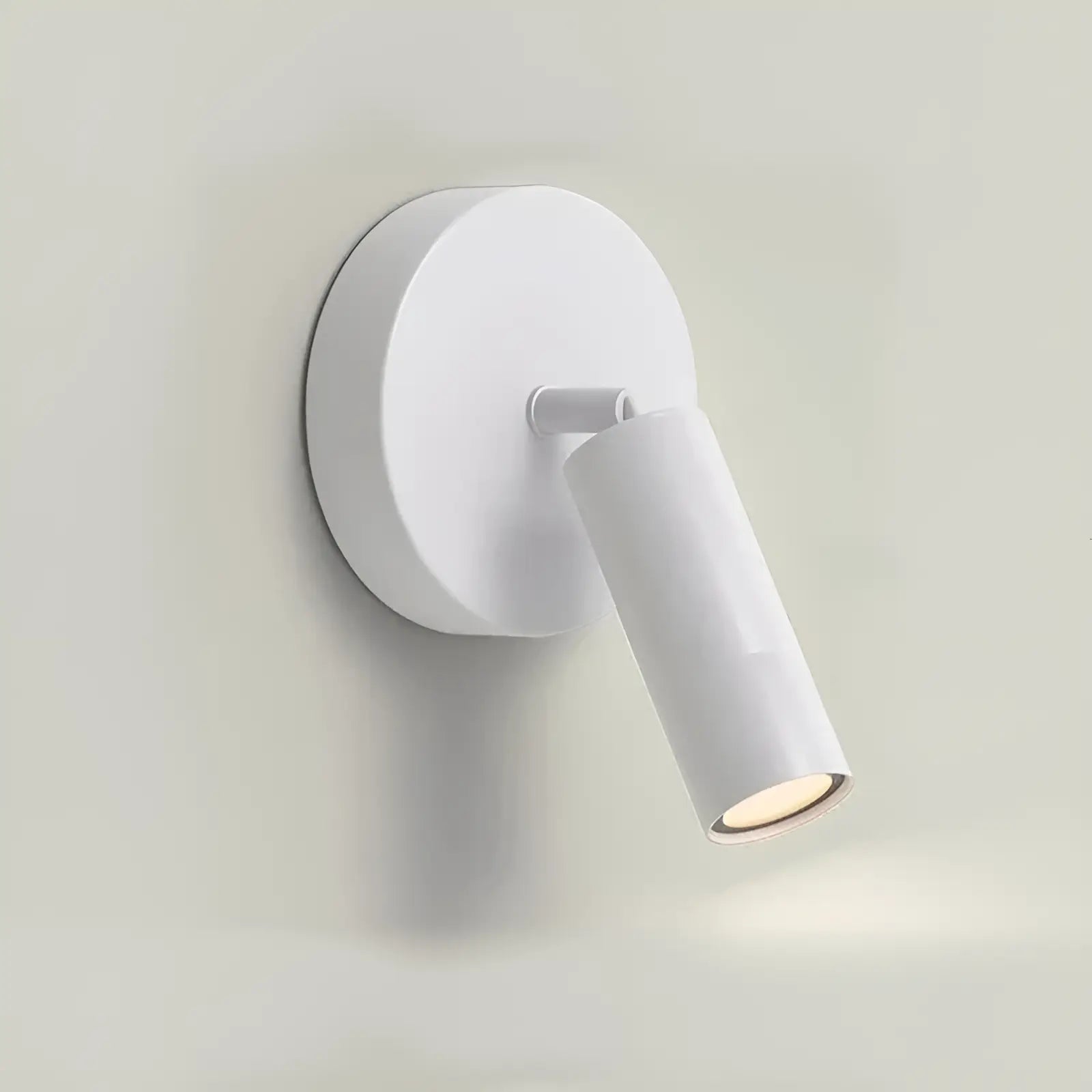 Applique murale LED rotative réglable en forme de tube pour chambre - Luminenza - Blanc