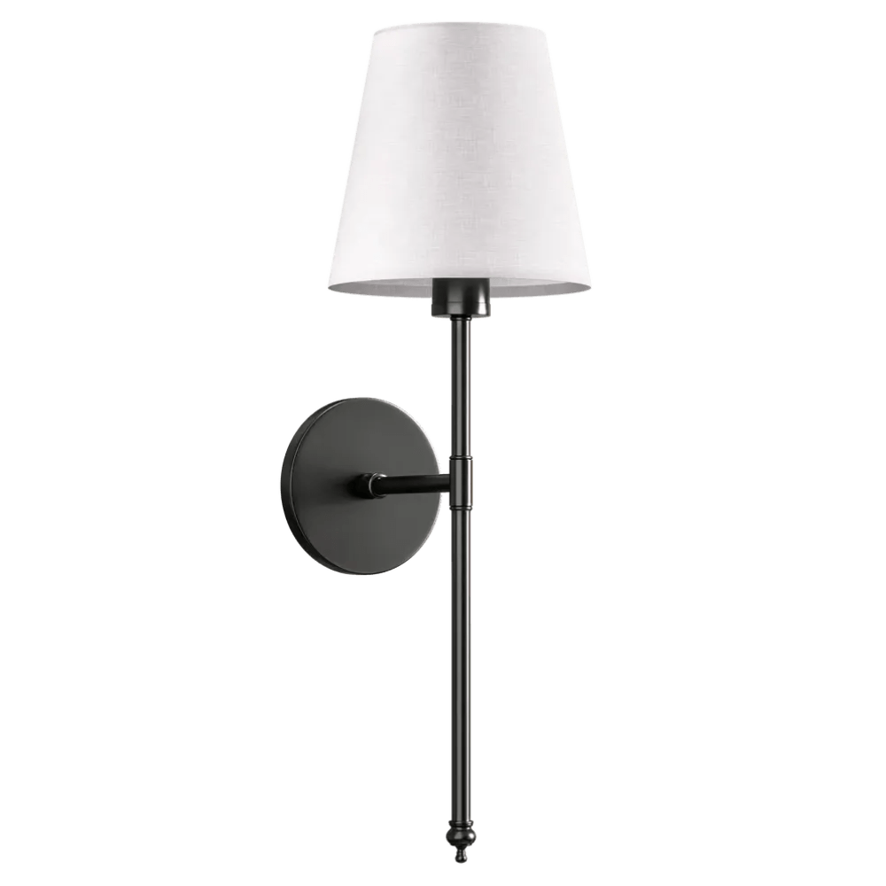 Applique murale LED sans fil conique - Luminenza - Noir