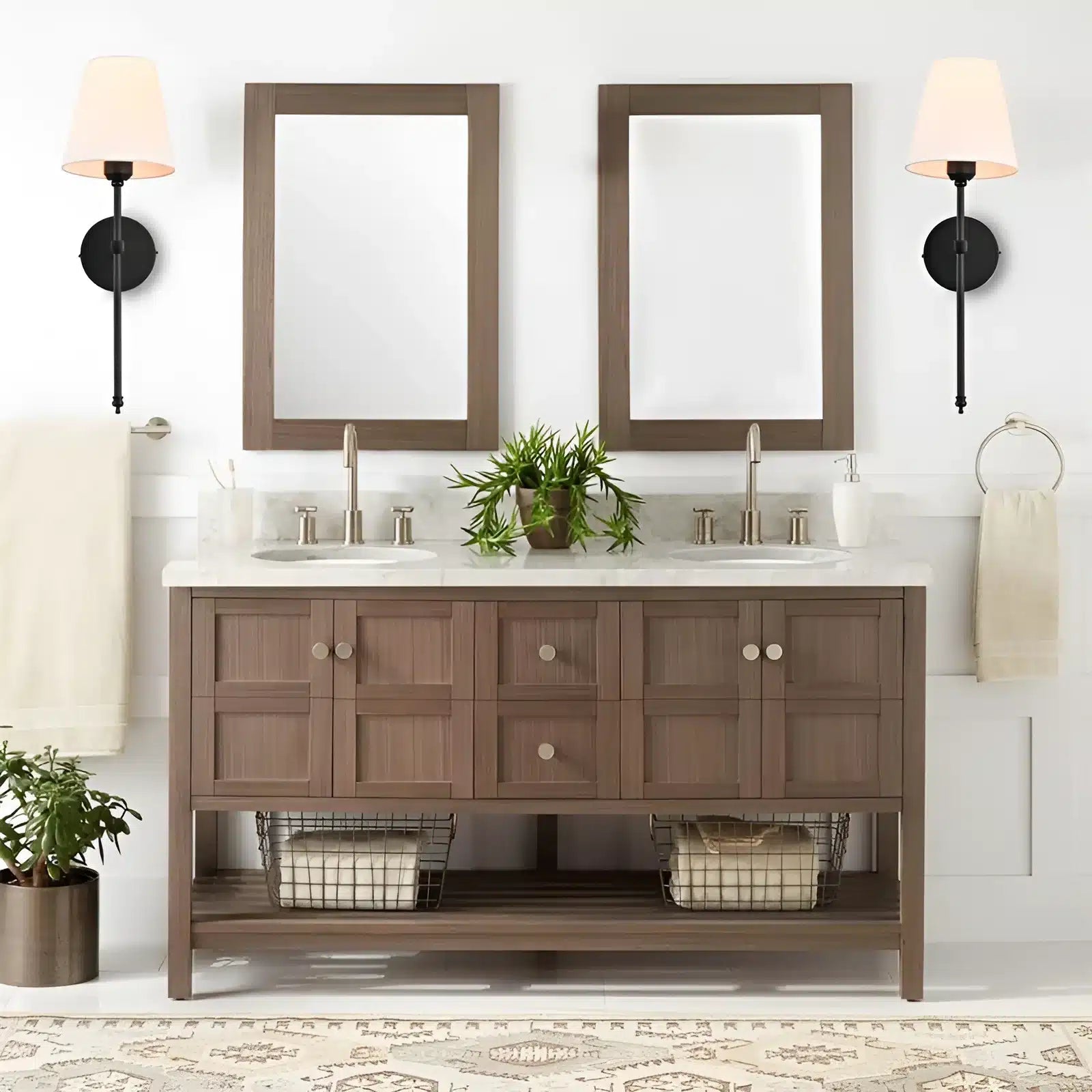 Applique murale LED sceptre de lumière pour chambre - Luminenza - Noir