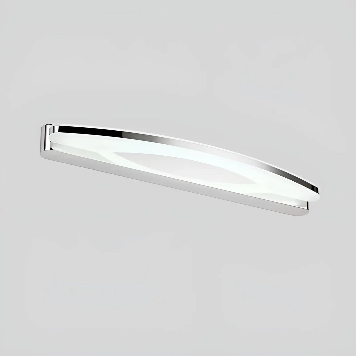 Applique murale moderne en acier inoxydable avec abat - jour en acrylique - Luminenza - Argenté