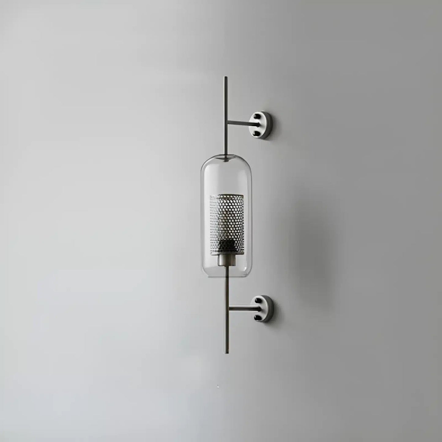 Applique Murale Moderne en Verre - Boule Dorée pour Salon et Couloir - Luminenza - Chrome