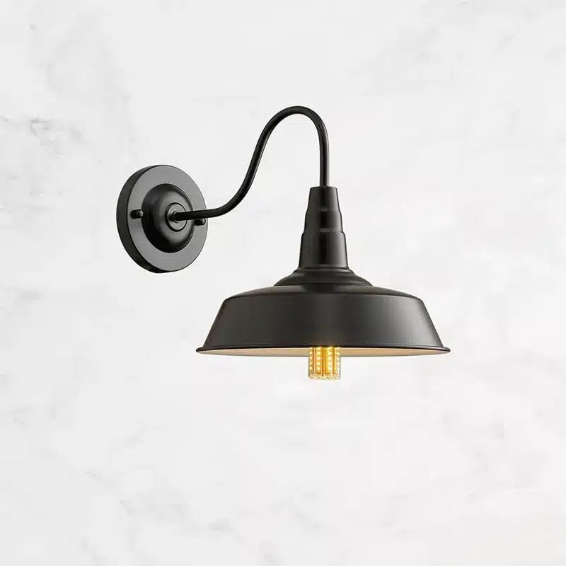 Applique Murale Rétro pour Décoration Intérieure - Luminenza - Noir