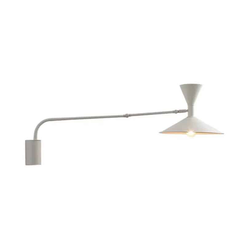 Applique Murale Rotative Moderne Noire pour salon - Luminenza - Blanc