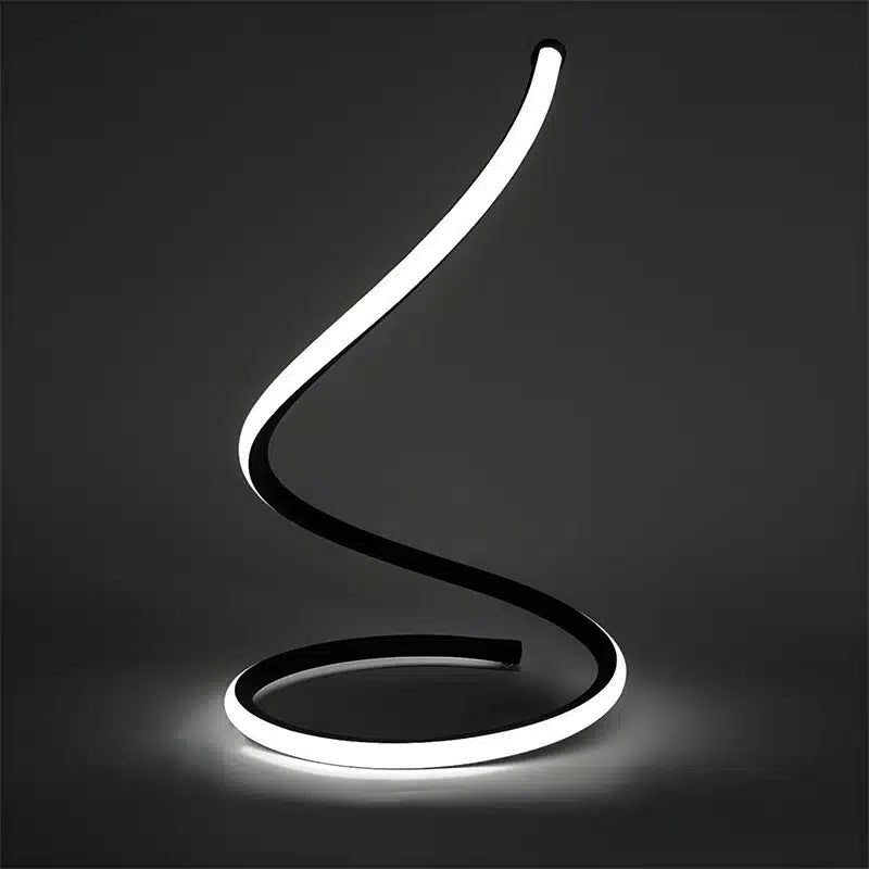 Lampe de table LED moderne à intensité variable pour Salon ou Bureau - Luminenza - Noir