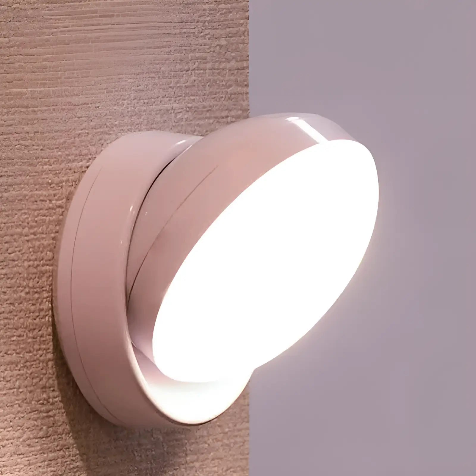 Lampe Murale Sans Fil Rechargeable avec Capteur de Mouvement USB - Luminenza - Blanc