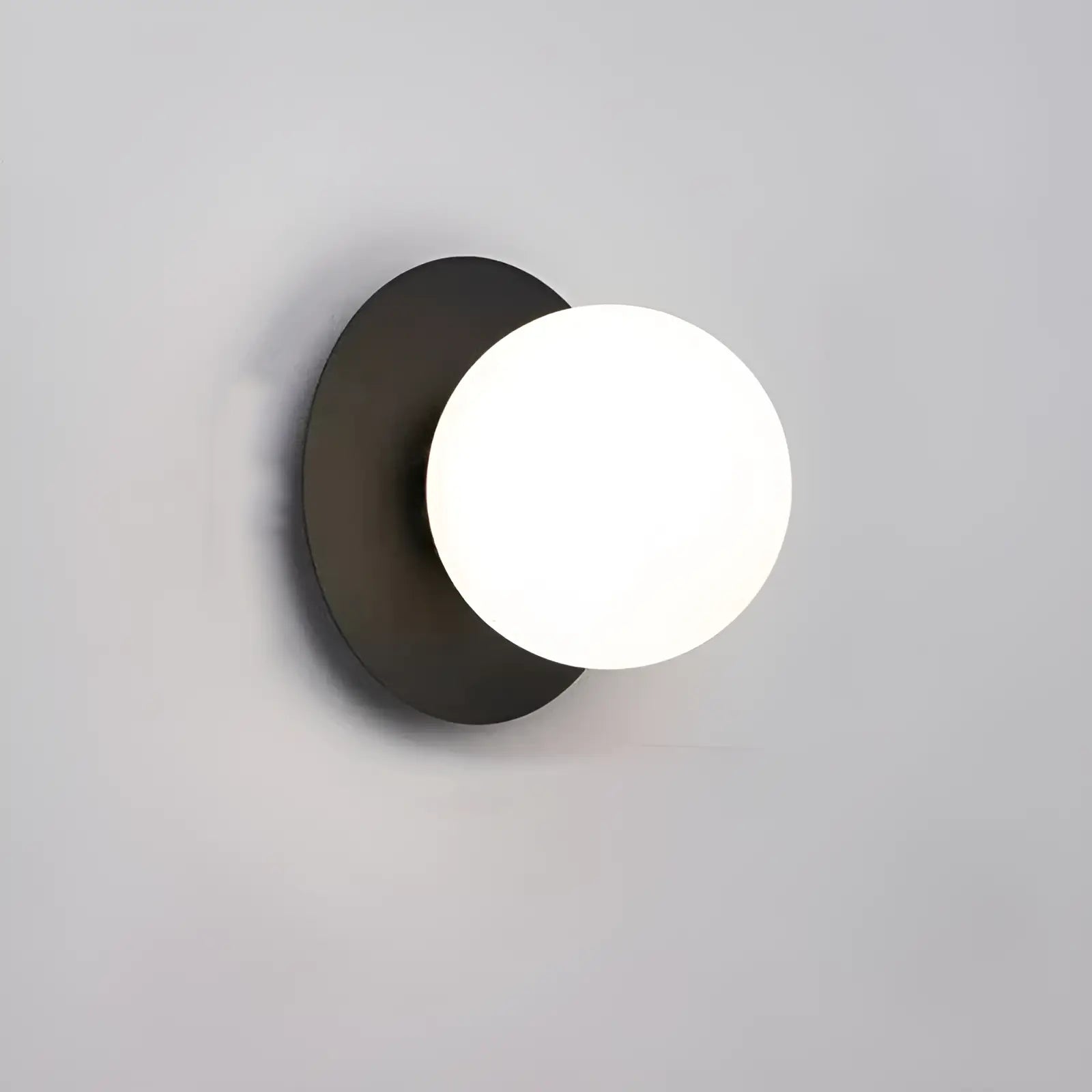 Lampe Murale Sphérique en noir et or pour chambre - Luminenza - Noir