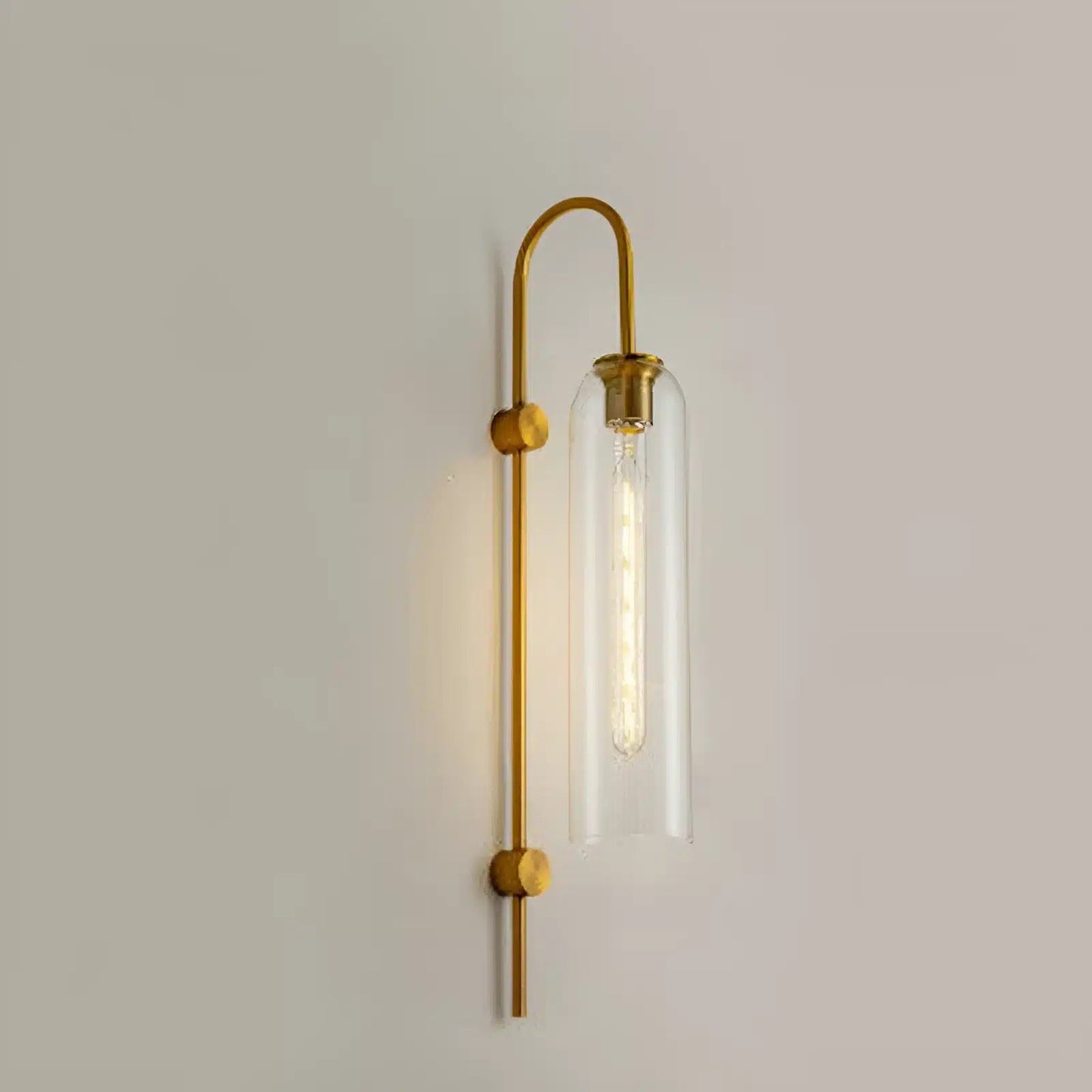 Lampe Murale Verticale en Verre pour chambre - Luminenza - Verre clair