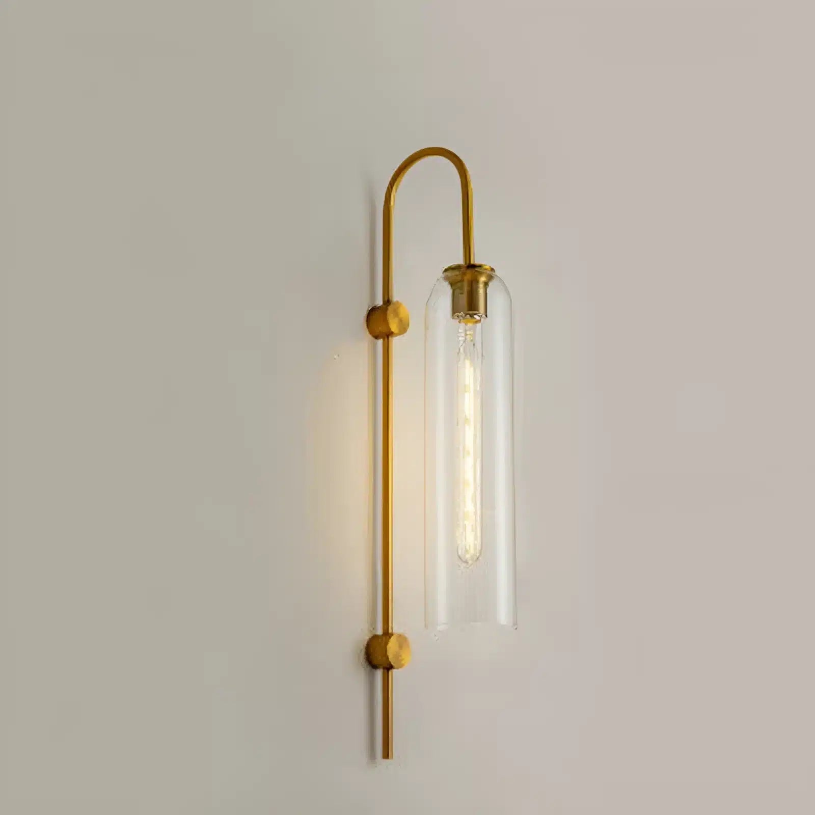 Lampe Murale Verticale en Verre pour chambre - Luminenza - Verre clair