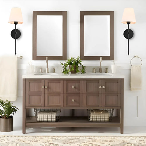 Lampes Murales Minimalistes Modernes, Style Nordique - Lot de 2 Pièces - Luminenza - Noir