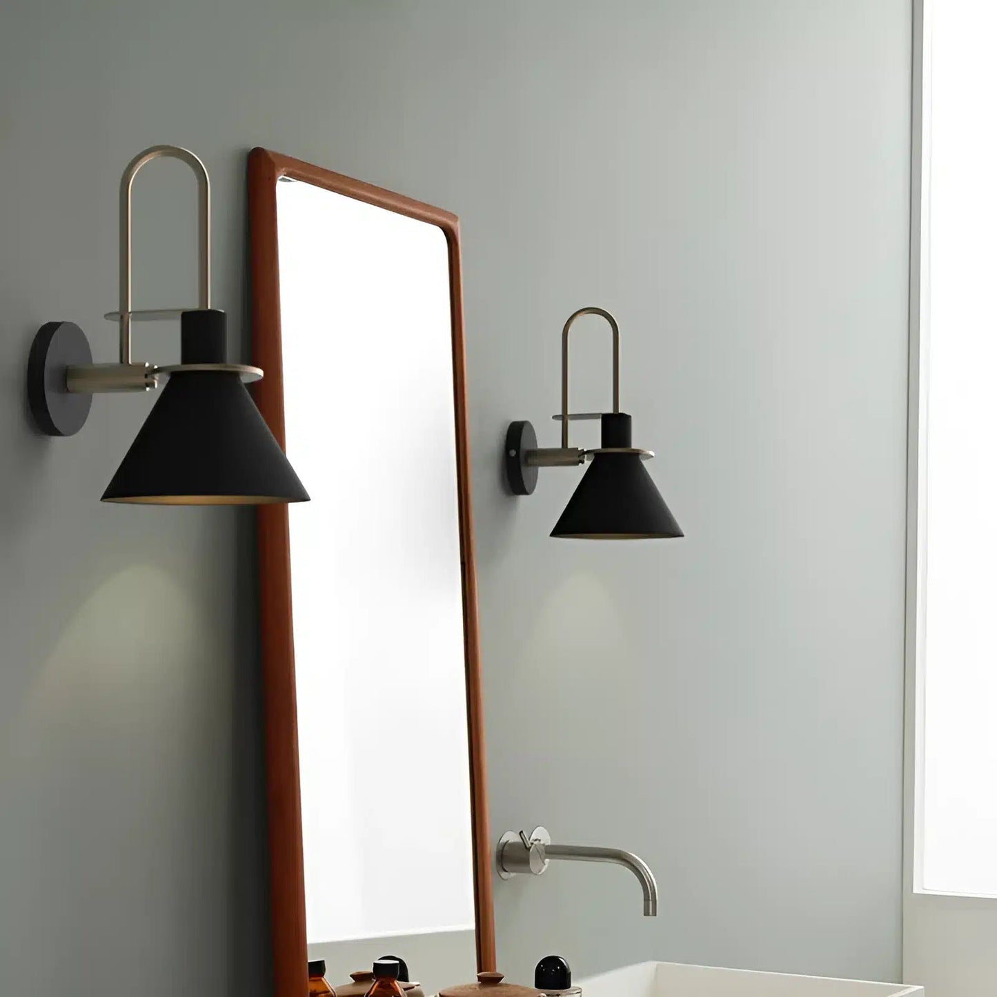 Luminaire Applique Murale en Métal - Style Industriel et Nordique pour Intérieur - Luminenza - Blanc