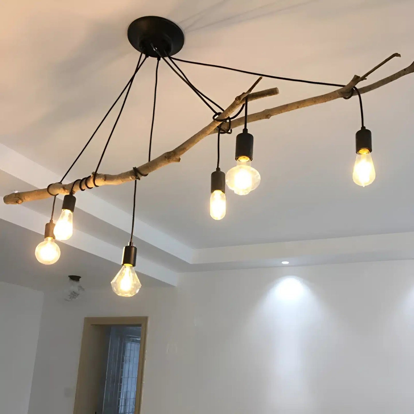 Plafonnier Araignée Réglable Style Loft Moderne - Luminenza - Noir