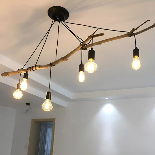 Plafonnier Araignée Réglable Style Loft Moderne - Luminenza - Noir