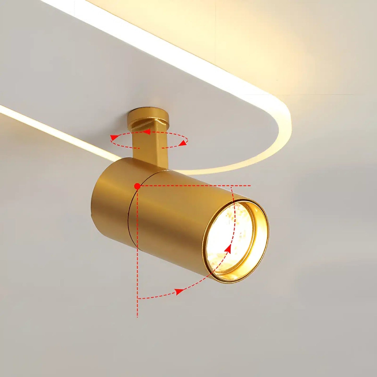 Plafonnier LED au Design Moderne 1 ampoule en plusieurs tailles pour Salon - Luminenza - Blanc