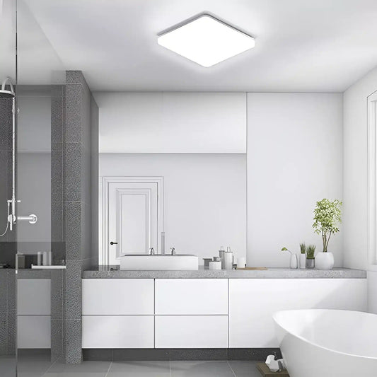 Plafonnier LED au Design Moderne, Éclairage d'Intérieur - Luminenza - Blanc