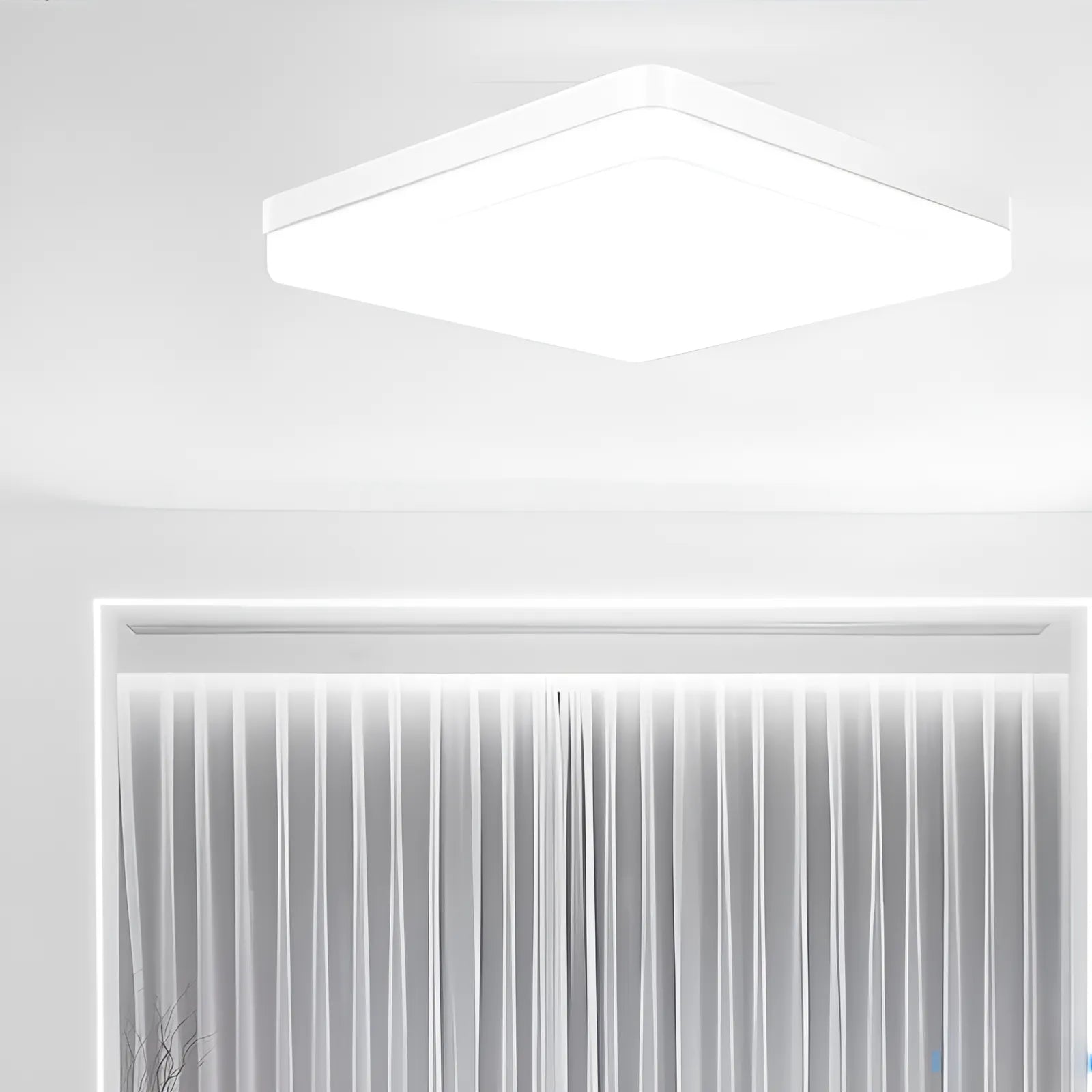 Plafonnier LED au Design Moderne, Éclairage d'Intérieur - Luminenza - Blanc
