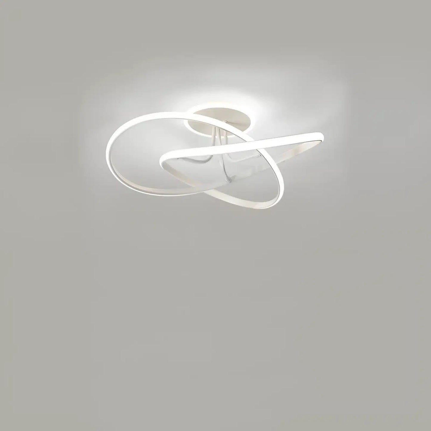 Plafonnier LED moderne multiforme avec lumière dimmable - Luminenza - Blanc