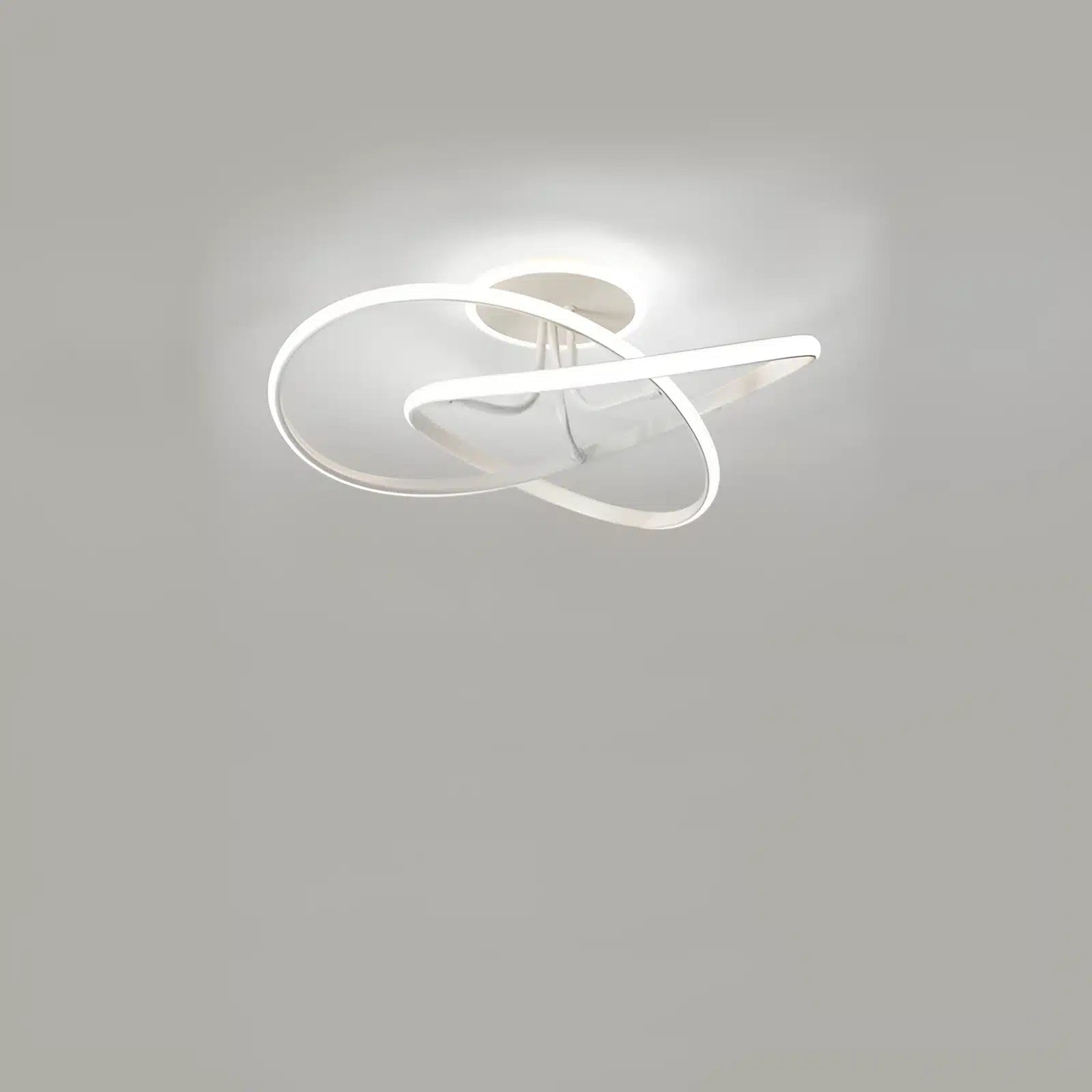 Plafonnier LED moderne multiforme avec lumière dimmable - Luminenza - Blanc