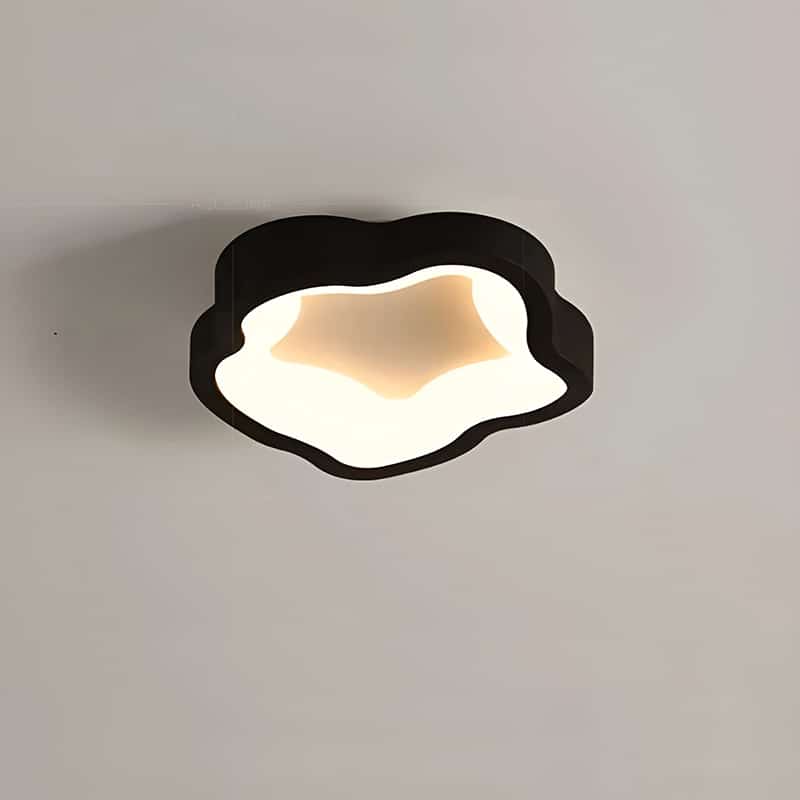 Plafonnier LED nordique en forme de nuage pour salon - Luminenza - Blanc