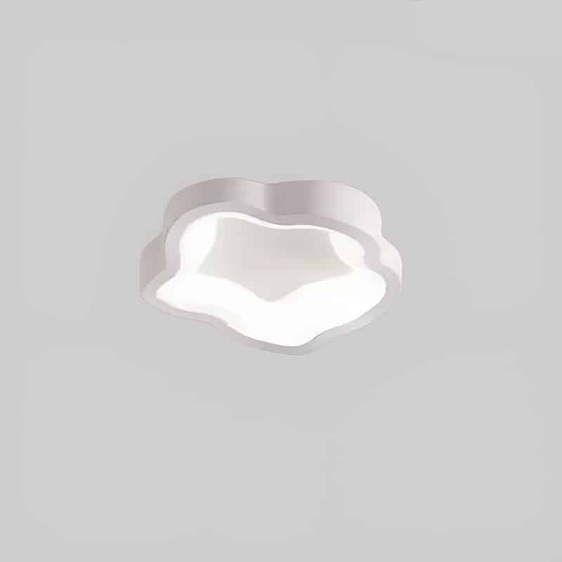 Plafonnier LED nordique en forme de nuage pour salon - Luminenza - Blanc