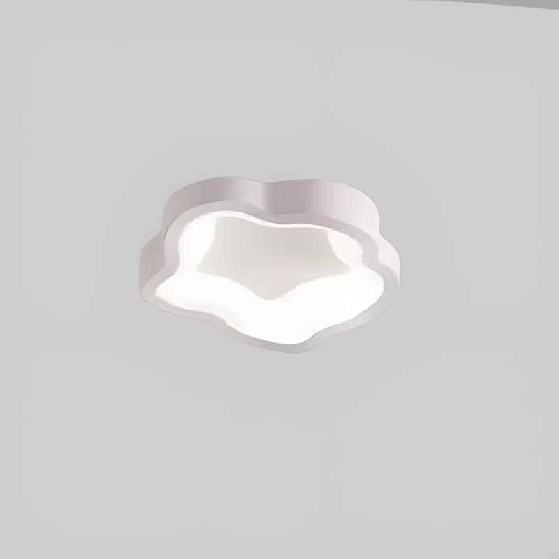 Plafonnier LED nordique en forme de nuage pour salon - Luminenza - Blanc