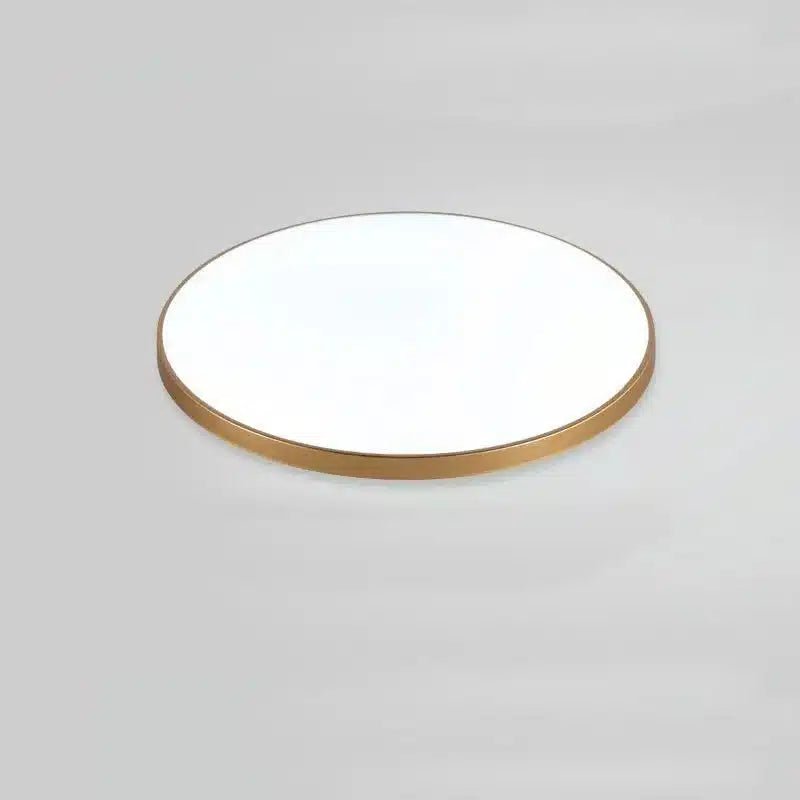 Plafonnier Rond LED Décoratif Moderne pour Salon - Luminenza - Doré
