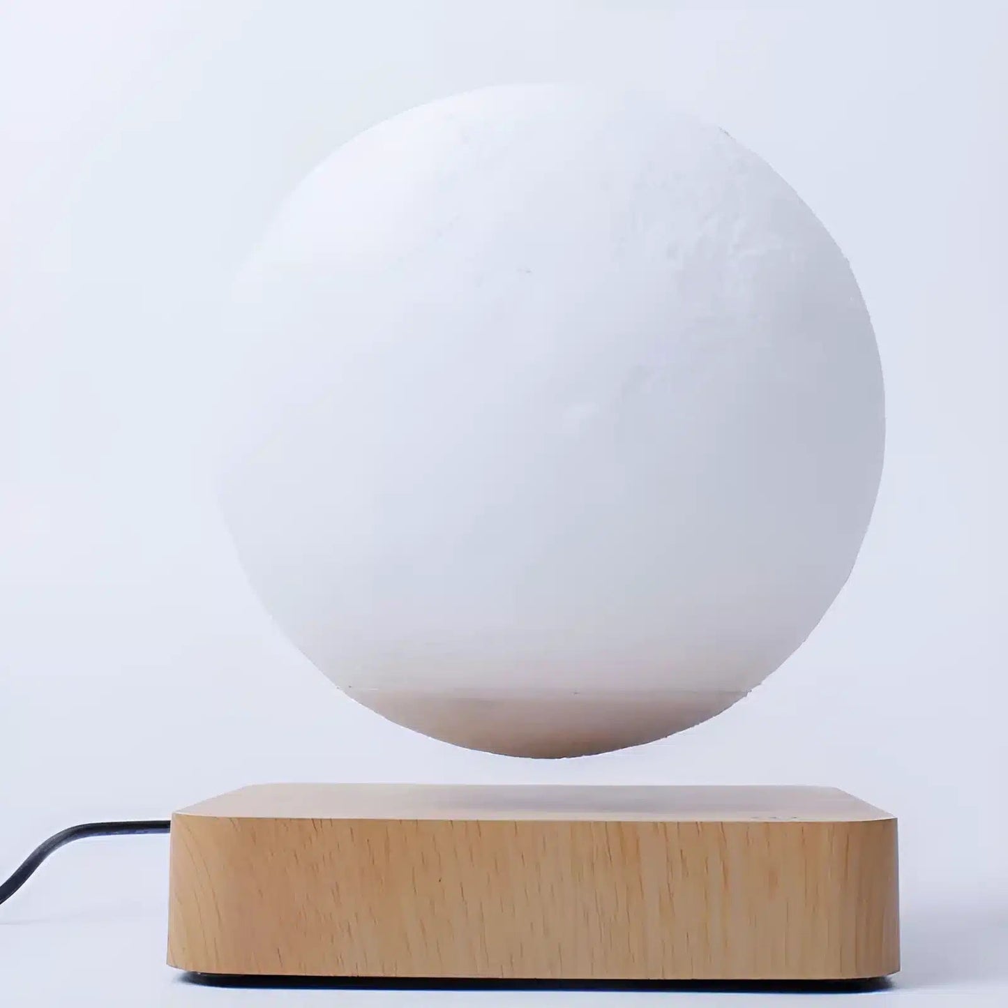 Veilleuse lune flottante magnétique pour chambre - Luminenza - Bois