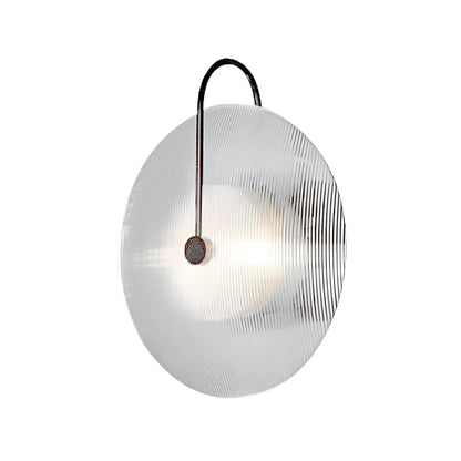Applique Murale LED en Verre à Rayures Créatives pour Éclairage Décoratif