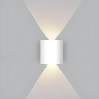 Applique LED Croisée en noir et blanc pour chambre