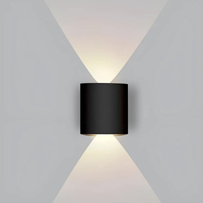 Applique LED Croisée en noir et blanc pour chambre