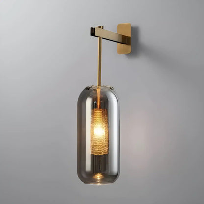 Applique LED Moderne en Verre - Design Nordique pour Éclairage de Salon