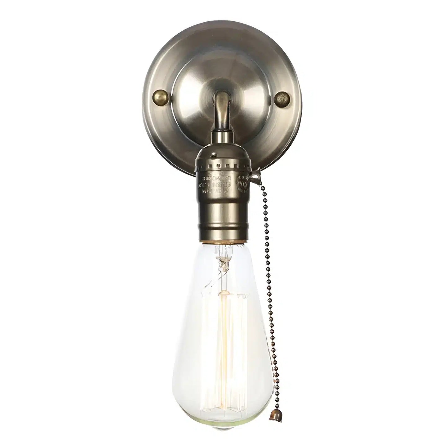 Applique Murale LED Chromé, Style Loft Vintage